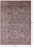 Peshawar Handmade Wool Rug - 5' 10" X 8' 1" - Golden Nile