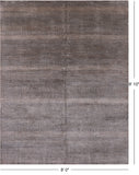 Savannah Grass Handmade Wool & Silk Rug - 8' 0" X 9' 10" - Golden Nile