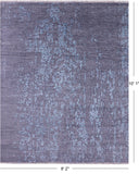 Modern Handmade Wool & Silk Rug - 8' 2" X 10' 1" - Golden Nile
