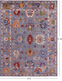 Turkish Oushak Hand Knotted Wool Rug - 9' 0" X 11' 9" - Golden Nile