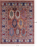 Persian Fine Serapi Hand Knotted Wool Rug - 7' 11" X 9' 8" - Golden Nile