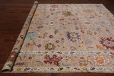 Turkish Oushak Hand Knotted Wool Rug - 9' 1" X 11' 10"