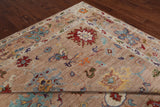 Turkish Oushak Hand Knotted Wool Rug - 9' 1" X 11' 10"