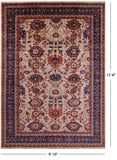Persian Fine Serapi Handmade Wool Rug - 9' 10" X 13' 8" - Golden Nile