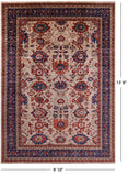 Persian Fine Serapi Handmade Wool Rug - 9' 10" X 13' 8" - Golden Nile