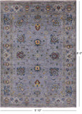 Peshawar Hand Knotted Wool Rug - 5' 10" X 8' 0" - Golden Nile