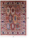 Persian Fine Serapi Hand Knotted Wool Rug - 7' 8" X 10' 0" - Golden Nile