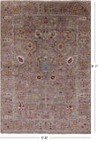 Peshawar Hand Knotted Wool Rug - 5' 8" X 8' 1" - Golden Nile