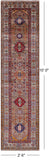 Super Kazak Hand Knotted Wool Runner Rug - 2' 6" X 10' 0" - Golden Nile