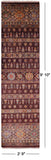 Khorjin Persian Gabbeh Handmade Wool Runner Rug - 2' 9" X 9' 10" - Golden Nile