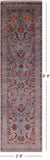 Grey Peshawar Handmade Wool Runner Rug - 2' 8" X 9' 9" - Golden Nile