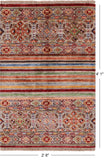 Khorjin Persian Gabbeh Hand Knotted Wool Rug - 2' 8" X 4' 1" - Golden Nile