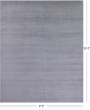 Savannah Grass Handmade Wool & Silk Rug - 8' 2" X 10' 0" - Golden Nile