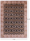 William Morris Handmade Wool Rug - 8' 10" X 12' 3" - Golden Nile