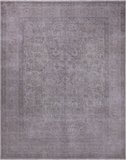 SUPER SALE Ivory Persian Vintage White Wash Handmade Wool Rug - 9' 6" X 12' 1"