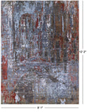 Modern Hand Knotted Wool & Silk Rug - 9' 1" X 12' 2" - Golden Nile