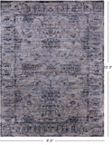 Modern Hand Knotted Wool Rug - 8' 0" X 10' 3" - Golden Nile