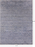 Modern Hand Knotted Wool Rug - 6' 3" X 9' 0" - Golden Nile