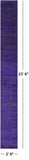 Purple Savannah Grass Handmade Wool & Silk Runner Rug - 2' 8" X 23' 6" - Golden Nile