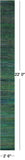 Green Savannah Grass Hand Knotted Wool & Silk Runner Rug - 2' 6" X 22' 0" - Golden Nile