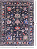 Grey Turkish Oushak Handmade Wool Rug - 9' 3" X 12' 3" - Golden Nile