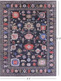 Grey Turkish Oushak Handmade Wool Rug - 9' 3" X 12' 3" - Golden Nile