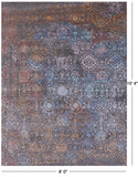 Modern Handmade Wool & Silk Rug - 8' 0" X 10' 4" - Golden Nile