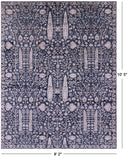 Persian Ziegler Handmade Wool & Silk Rug - 8' 2" X 10' 5" - Golden Nile