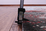 Abstract Modern Hand Knotted Wool & Silk Rug - 9' 1" X 12' 1" - Golden Nile