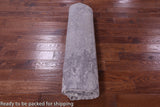 Abstract Modern Hand Knotted Wool & Silk Rug - 7' 11" X 10' 1" - Golden Nile