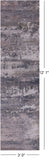 Abstract Contemporary Hand Knotted Wool & Silk Runner Rug - 3' 0" X 12' 1" - Golden Nile