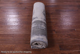 Abstract Contemporary Hand Knotted Wool & Silk Rug - 8' 0" X 10' 2" - Golden Nile