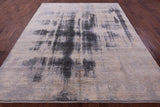 Abstract Contemporary Hand Knotted Wool & Silk Rug - 8' 0" X 10' 2" - Golden Nile