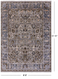 Persian Hand Knotted Wool & Silk Rug - 8' 9" X 11' 11" - Golden Nile