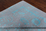 Grey Persian Hand Knotted Wool & Silk Rug - 10' 1" X 14' 4"