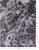 Abstract Modern Hand Knotted Wool & Silk Rug - 7' 10" X 10' 1" - Golden Nile