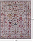 Turkish Oushak Handmade Wool Rug - 8' 4" X 10' 1" - Golden Nile