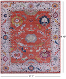 Turkish Oushak Hand Knotted Wool Rug - 8' 1" X 9' 10" - Golden Nile