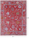 Turkish Oushak Handmade Wool Rug - 9' 1" X 12' 0" - Golden Nile