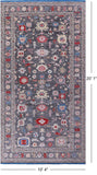 Grey Turkish Oushak Hand Knotted Wool Rug - 10' 4" X 20' 1" - Golden Nile