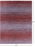Savannah Grass Hand Knotted Wool Rug - 9' 0" X 12' 1" - Golden Nile