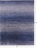 Savannah Grass Hand Knotted Wool Rug - 9' 1" X 12' 0" - Golden Nile