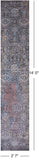 Abstract Contemporary Hand Knotted Wool & Silk Runner Rug - 2' 7" X 14' 0" - Golden Nile