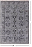 Turkish Oushak Handmade Wool Rug - 6' 1" X 9' 1" - Golden Nile