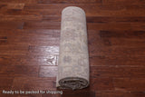 White Wash Peshawar Hand Knotted Wool Rug - 6' 0" X 9' 2"