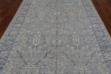 Grey Persian Fine Serapi Hand Knotted Wool Rug - 6' 1" X 9' 0"