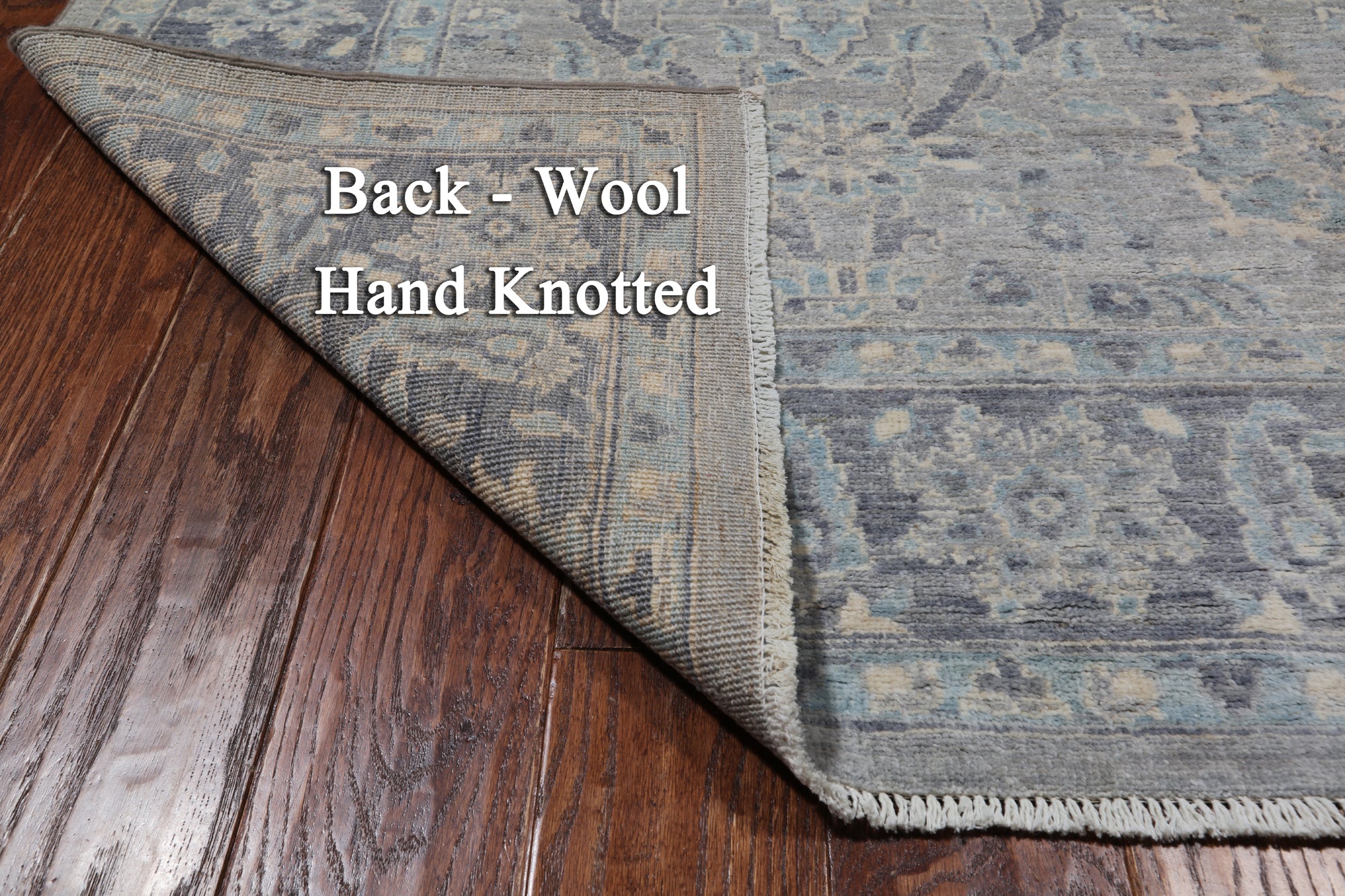 Grey Persian Fine Serapi Hand Knotted Wool Rug - 6' 1" X 9' 0"