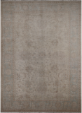 Ivory White Wash Peshawar Hand Knotted Wool Rug - 10' 0" X 13' 8"