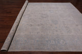 Ivory Peshawar Hand Knotted Wool Rug - 9' 10" X 13' 7"