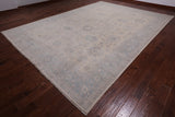 Ivory Peshawar Hand Knotted Wool Rug - 9' 10" X 13' 7"